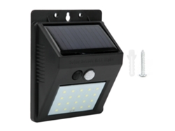 Yncm2026-lámpara Mural Solar Con Sensor 20led Para Jardín, Patio, Pasillos, Entradas Y Seguridad Exterior