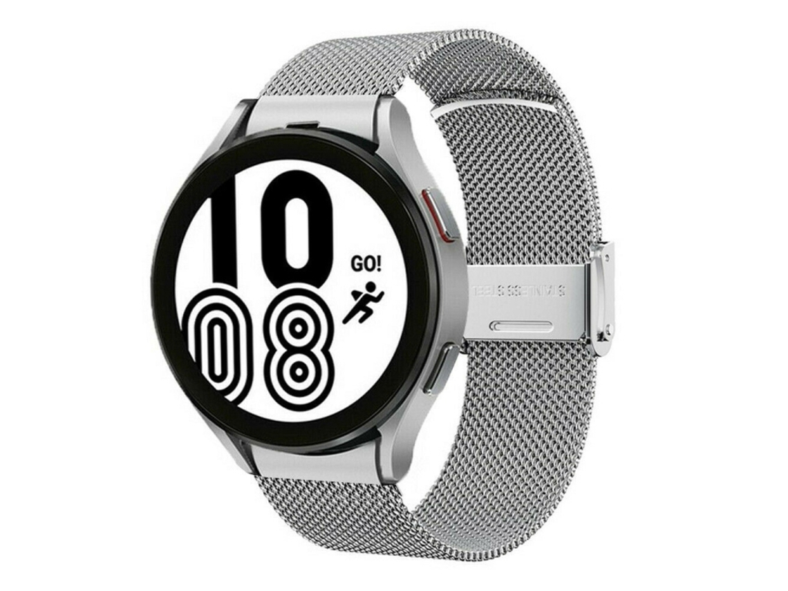 Correa milanesa de metal para Samsung Galaxy Watch 4 con hebilla de malla de acero CSYY (40 mm/44 mm)