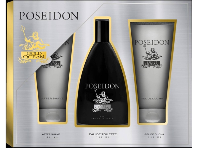 Cofre de Perfumes POSSEIDON Poseidon Gold Ocean For Men Lote 3 Un