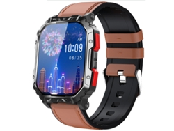 Reloj inteligente con Bluetooth, llamadas, triple protección, diseño impermeable para exteriores, monitorización de frecuencia cardíaca Yizhood