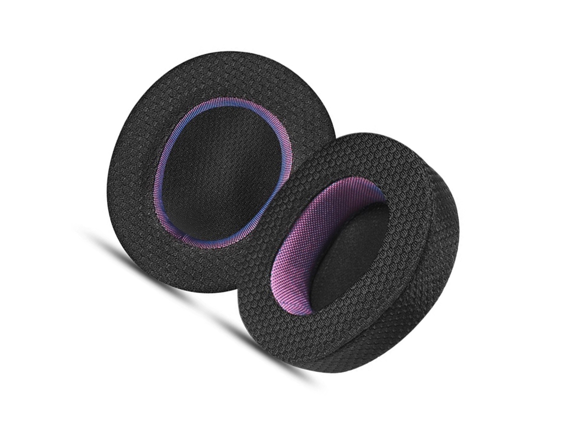Almohadillas de repuesto para SteelSeries Arctis Nova Pro - Negro y morado Versión de Bluetooth Orejeras de malla INF