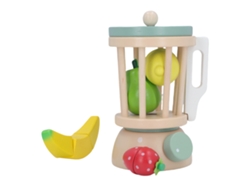 Batidora De Juguete De Madera Con Fruta Para Niños - Juego De Cocina Educativo