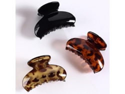 3 Unidades De Pinzas Para El Cabello Medianas Linjou Para Mujeres Y Niñas, Pinzas Antideslizantes Para Cabello Grueso/fino.