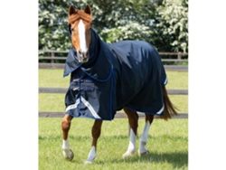 Manta impermeable para caballos con cubrecuello PREMIER EQUINE Buster 40g