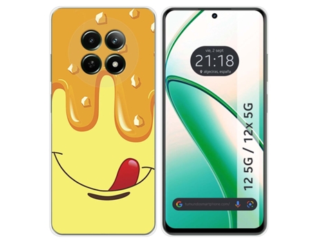 Funda Diseño Helado Vainilla para Realme 12 5G 12X 5G TUMUNDOSMARTPHONE Silicona Multicolor