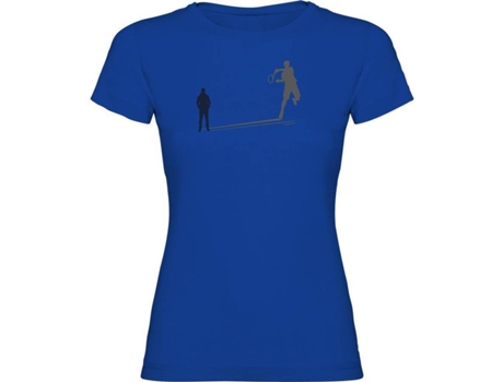 Camiseta de Mujer KRUSKIS Shadow Tenis Azul (M)