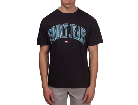 Camiseta de Hombre TOMMY JEANS Negro (M)