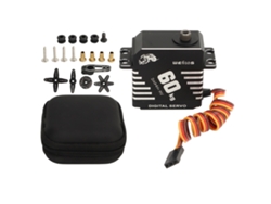 Kit De Accesorios De Servomotor De Engranajes Digitales De Metal De 60 Kg Para Rc 1/10 1/8 1/5