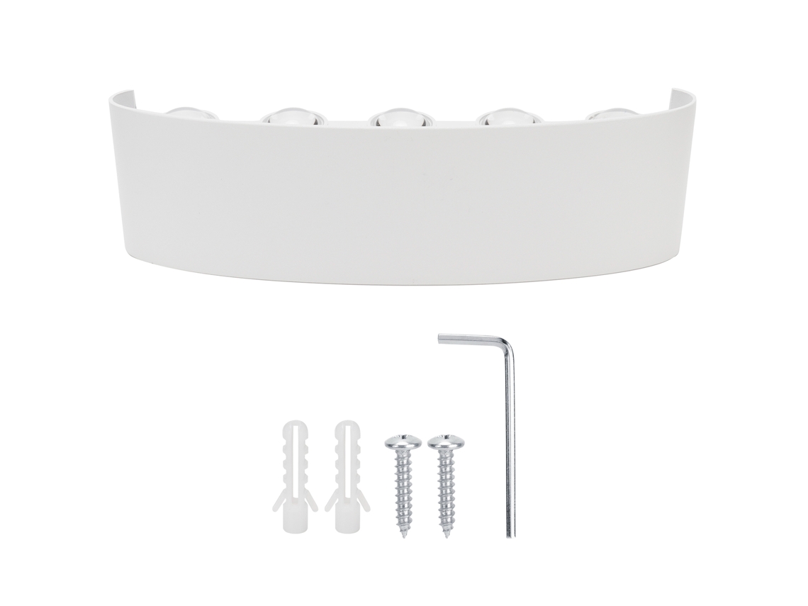 Lámpara De Pared Led De 10 W, Ip65, Resistente Al Agua, Luz Cálida, Para Interiores Y Exteriores, 10 Led, Ac85-265v