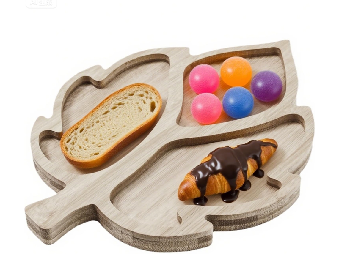 Bandejas Para Servir Comida - Tabla De Quesos Y Embutidos Con Diseño De Hojas Decoración Para Fiestas De Otoño,