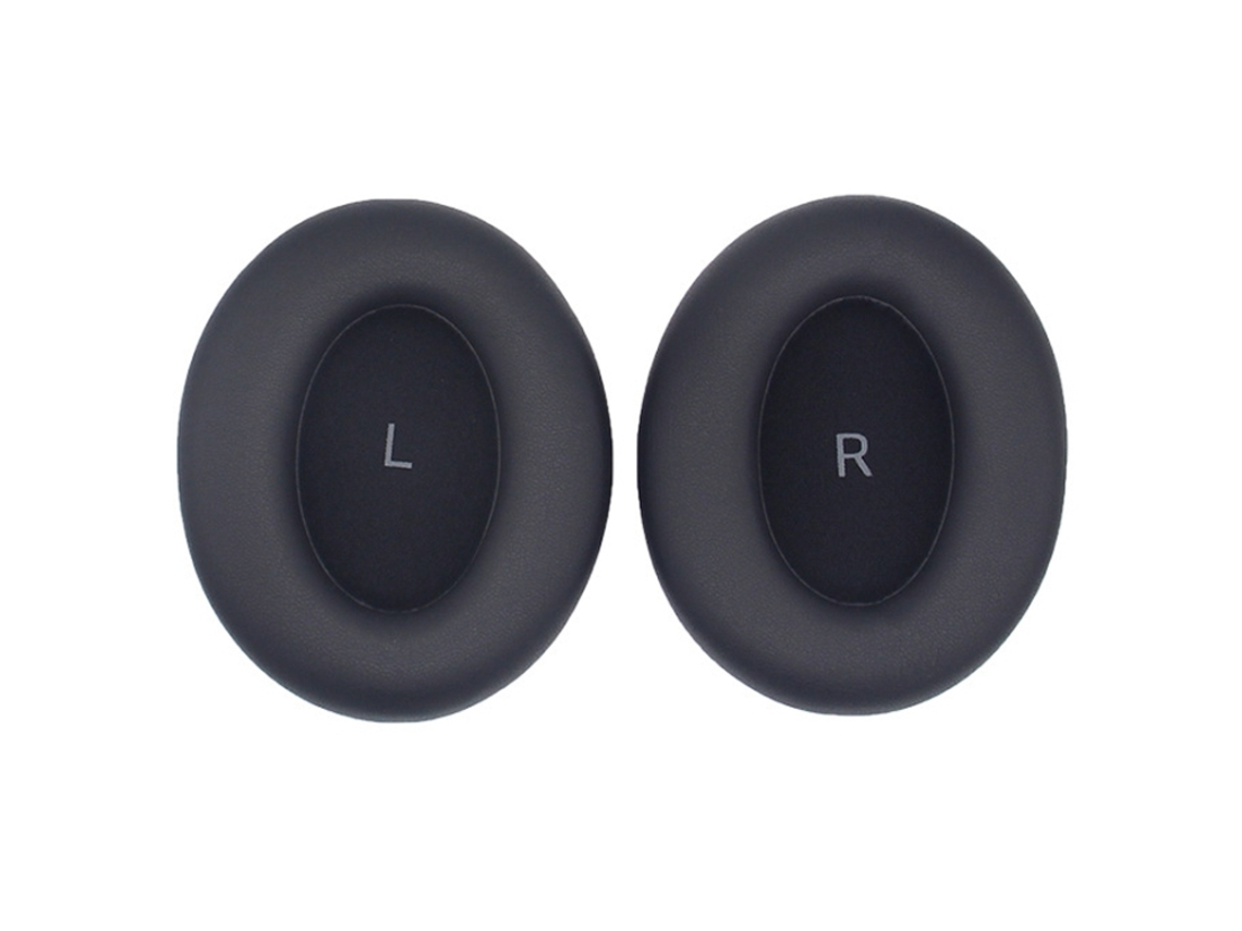 Almohadillas de espuma suave para auriculares Sennheiser Momentum 4.0, color negro.