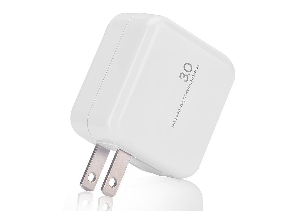 Cargador Rápido Usb Qc3.0 Cargador Rápido Portátil Para Viajes Con Pliegue