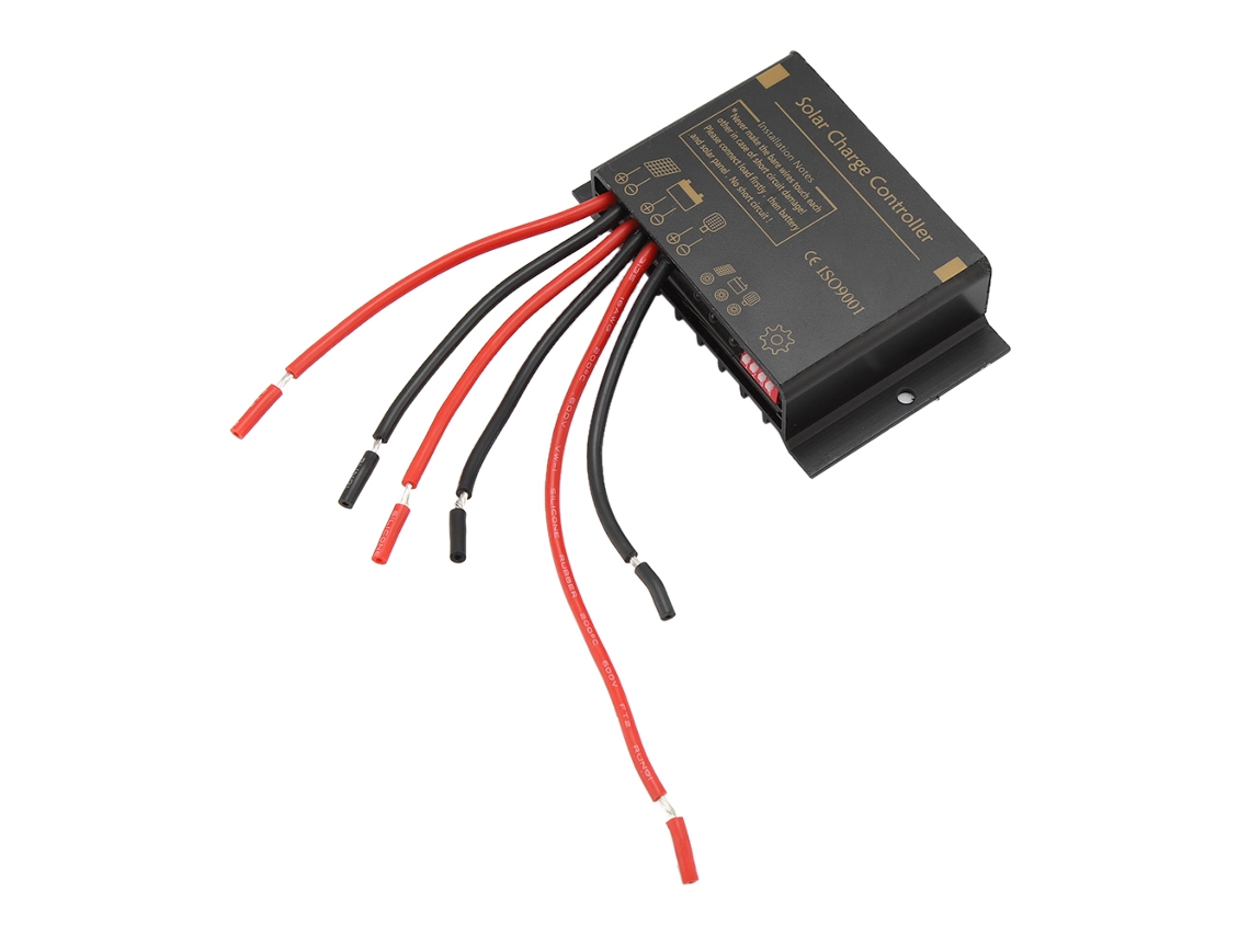 Controlador De Carga Solar Duradero E Impermeable Con Protección Segura Para Sistemas De Alumbrado Público De 12 V Y 24 V.