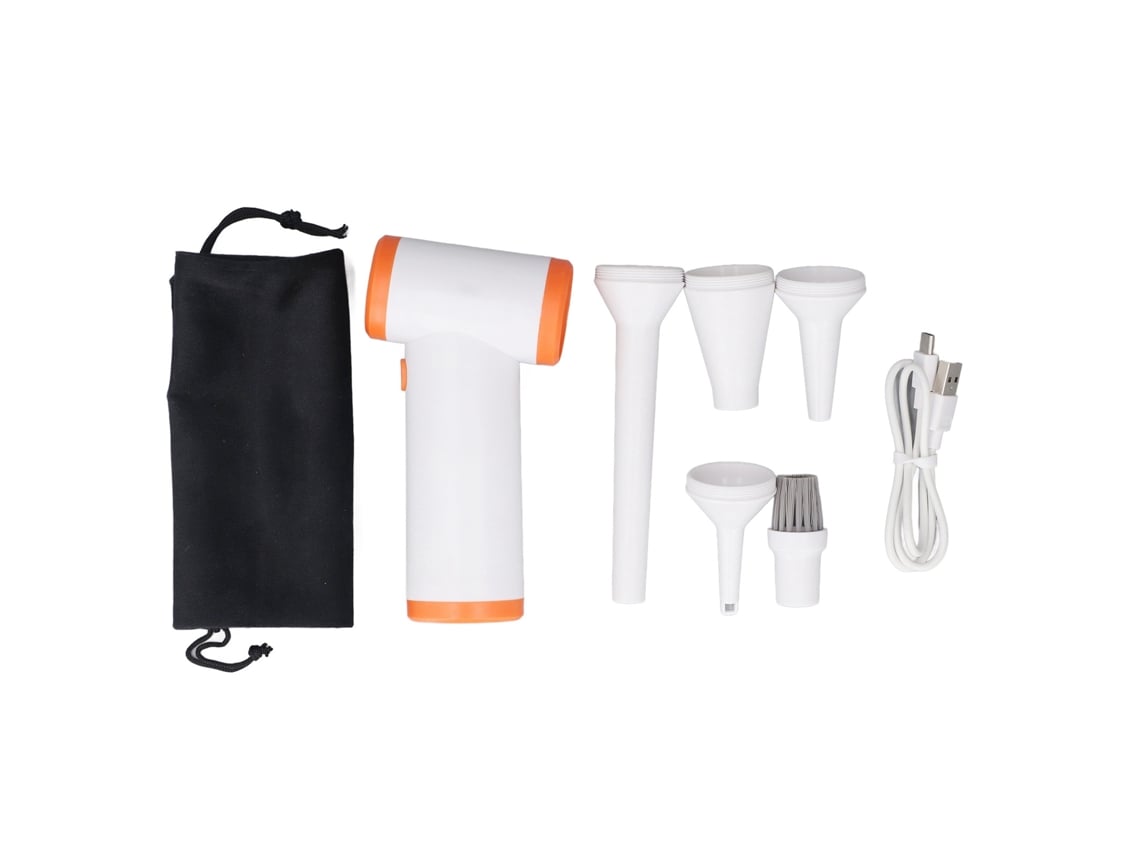 Mini soplador de chorro (recargable, 4 velocidades ajustables) Aspiradora inalámbrica