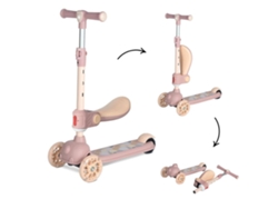 Patinete infantil Lorelli Jetster Plus beige con asiento plegable
