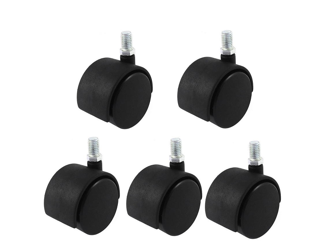 Ruedas Nailon 10 X 15 Mm 333b Giratorias 5 Unidad Para Muebles