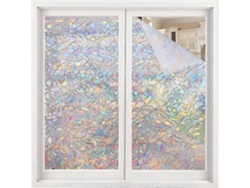Ventana de privacidad arcoíris, agarre arcoíris 3D decorativo