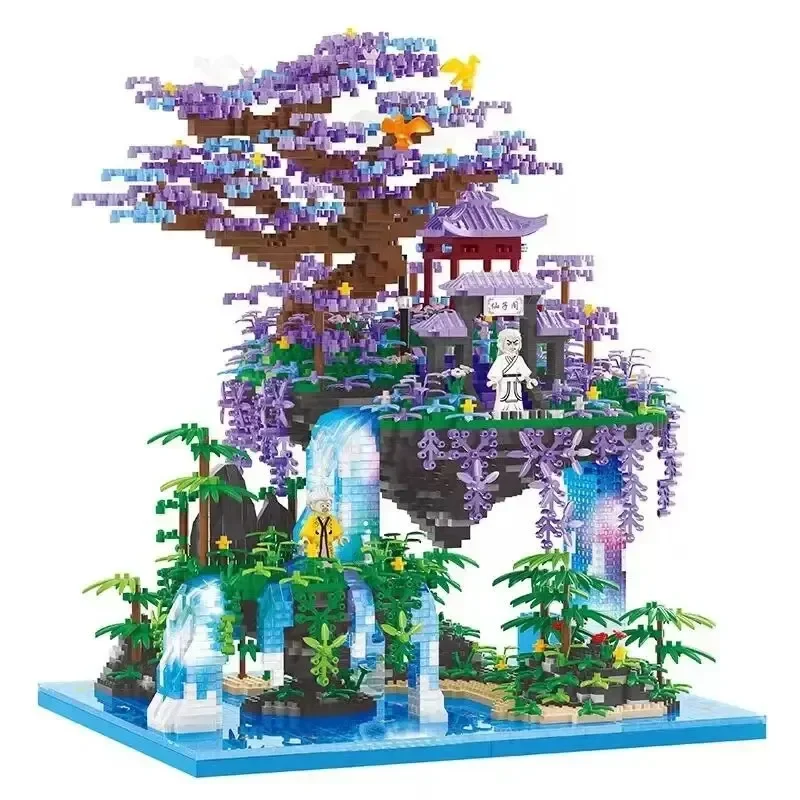 (4574 Piezas) Mitología China Palacio Guanghan 4574 Piezas Juego De Bloques De Construcción En Miniatura Para Armar