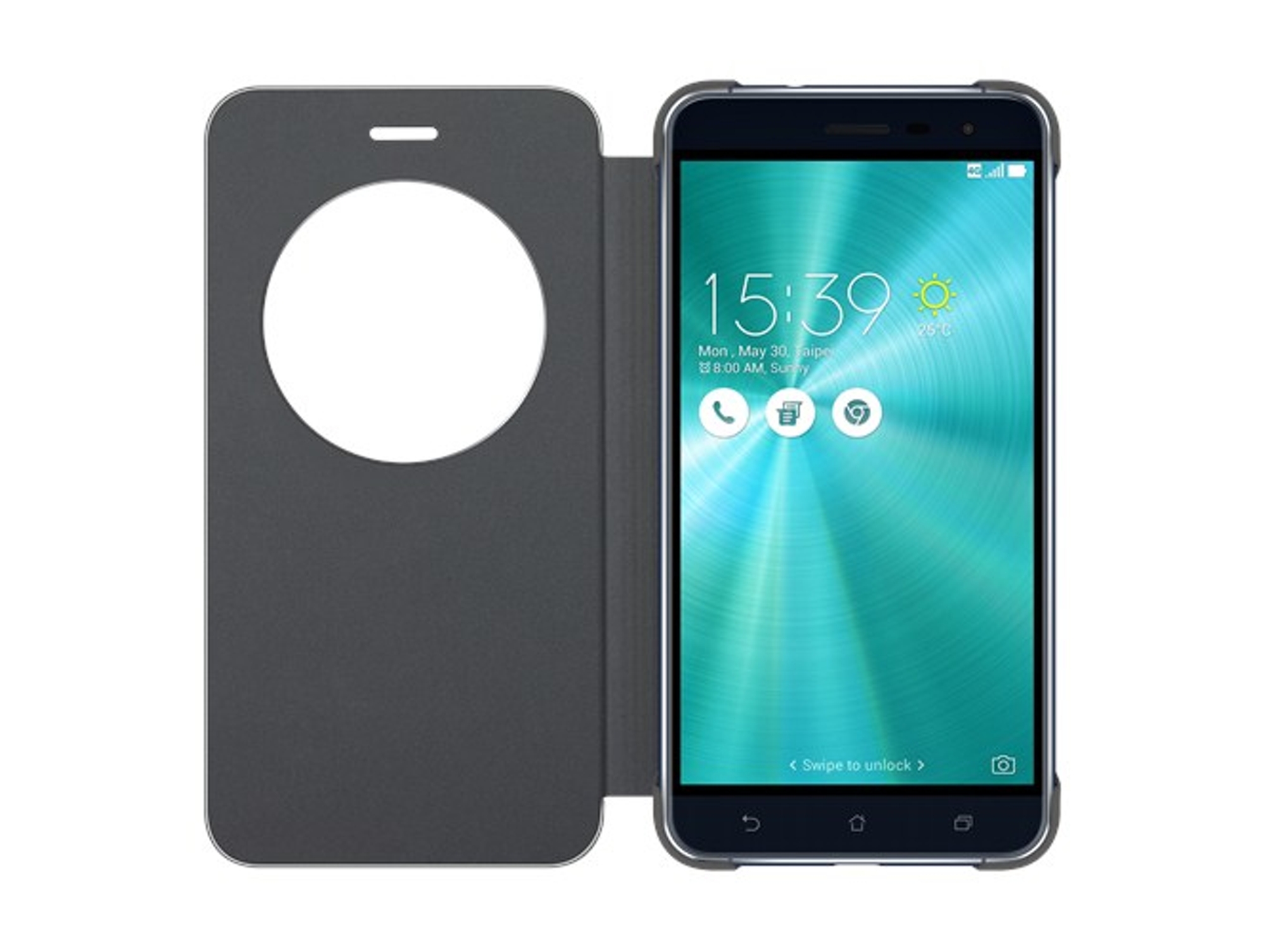 Funda ASUS Zenfone 3 Flip View Negro
