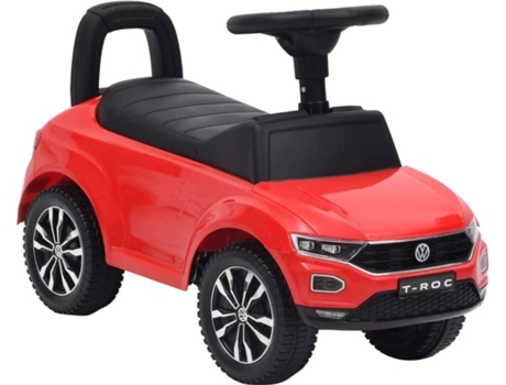 vidaXL Coche correpasillos Volkswagen T-Roc rojo