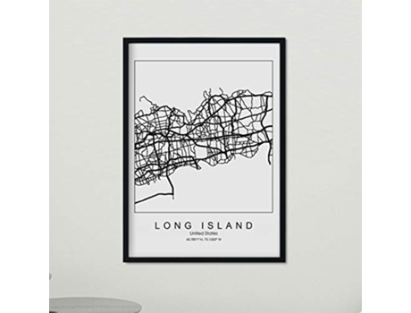 Poster NACNIC Mapa de Long Island (A3)