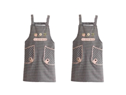 Mono Femenino De Algodón Antimanchas, Moda, 2 Piezas, Para Cocina, Restaurante O Uso Doméstico