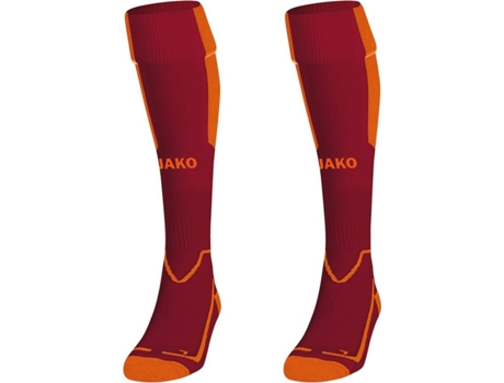 Calcetines JAKO Lazio (Bordeau y Naranja - 31/34)