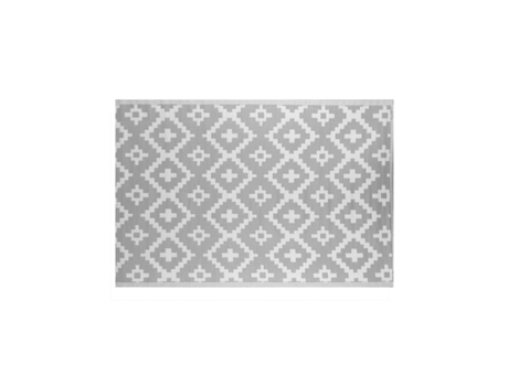 Alfombra de Exterior BIGBUY HOME (140.00 x 200.00 x 0.50 cm - Polipropileno - Gris)