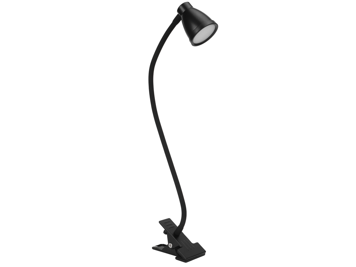 2026-luz De Lectura Con Clip Usb Regulable, Brazo Flexible, Lámpara De Escritorio, Suministros De Iluminación Interior Negro