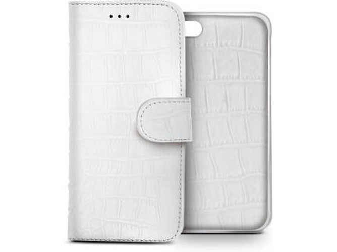 Funda iPhone 6 Plus CELLY Cocodrilo Blanco