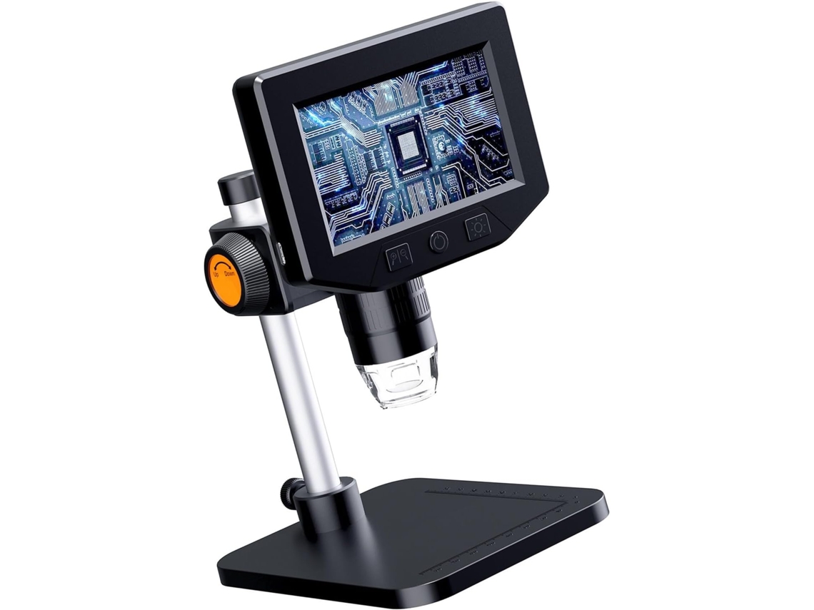 Microscopio Digital Portátil De 1000 Aumentos Con Controles Sencillos Para Niños.