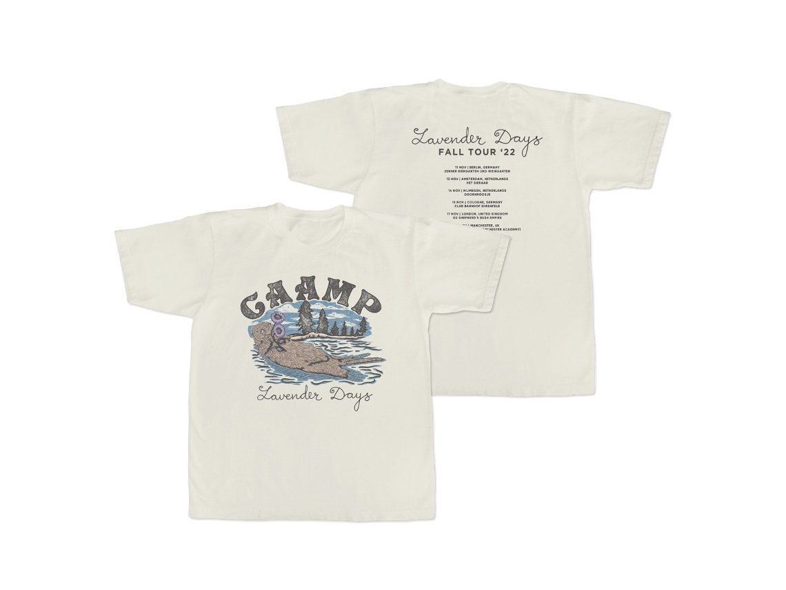 Caamp Otter T-shirt Rockinstone Unisex Adults Best Sellers Size:s