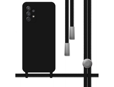 Carcasa Samsung Galaxy A72 TUMUNDOSMARTPHONE Colgante Negro