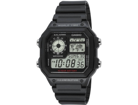 Reloj Digital CASIO Retro Hombre (Resina - Negro)