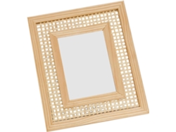 Marco Fotos Tejido Estilo Bohemio Manualidad Fotográfica Madera Decoración Pared