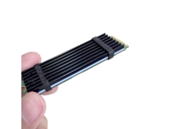 Disipador De Calor M.2 2280 Ssd Radiador Cooler Disipador De Calor Negro