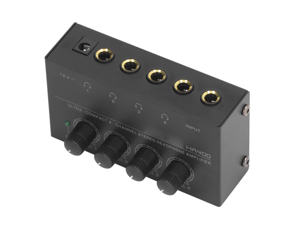 Urbannova-amplificador De Auriculares Estéreo 4 Canales Ultra Compacto