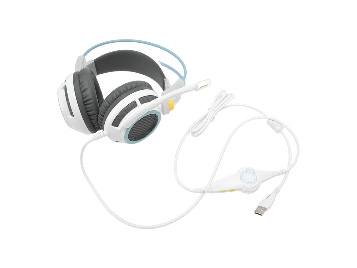 Auriculares Gaming 7.1 Sonido Estéreo Con Luz Led Auriculares Usb Con Micrófono