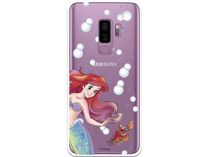 Carcasa Samsung Galaxy S9+ DISNEY Ariel y Sebastián Multicolor