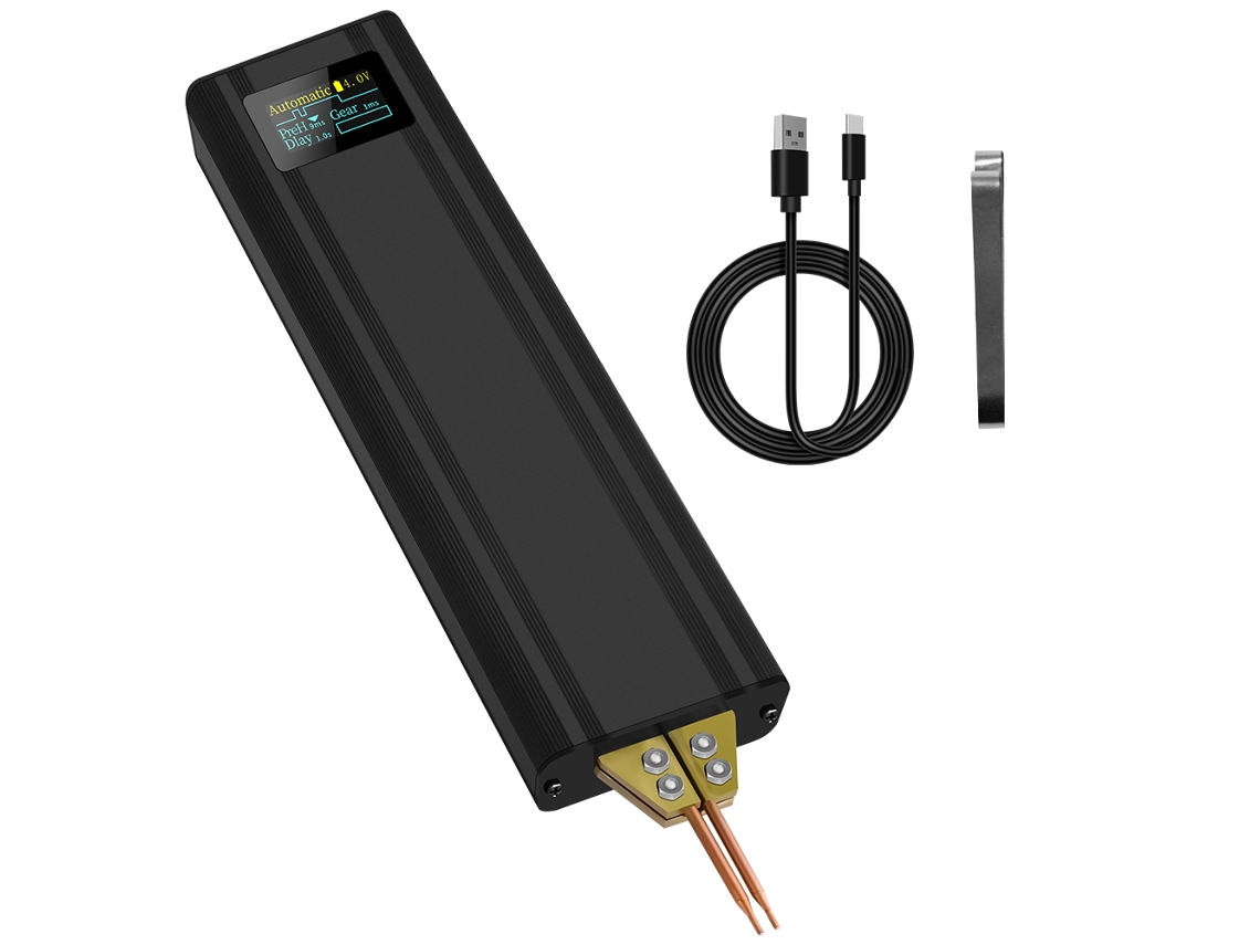Máquina De Soldadura Por Puntos Ajustable Con 80 Niveles Y Pantalla Oled Para Baterías De Litio Y Teléfonos Móviles.