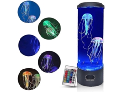 Lámpara de lava LED con medusas, para el hogar, la oficina o la mesilla de noche; luz nocturna USB Rosewell.