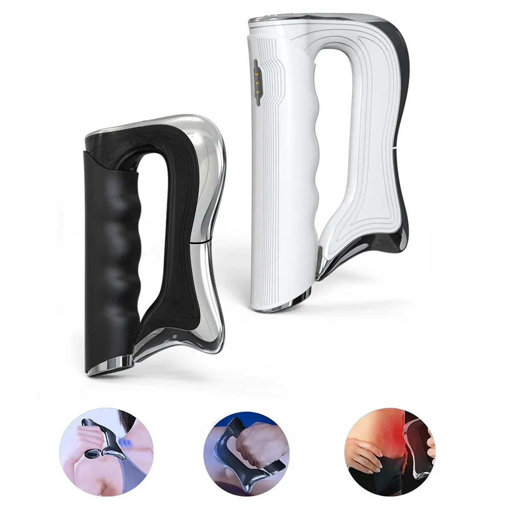 Gua Sha Elétrico, Faca de Estimulação Elétrica Neuromuscular para Fáscia, Pistola Elétrica para Fáscia MDUG (preto)