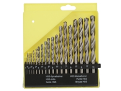 Juego De 19 Brocas De Acero Hss Con Vástago Recto De 1 A 10 Mm Y Estuche De Plástico Para Taladro.