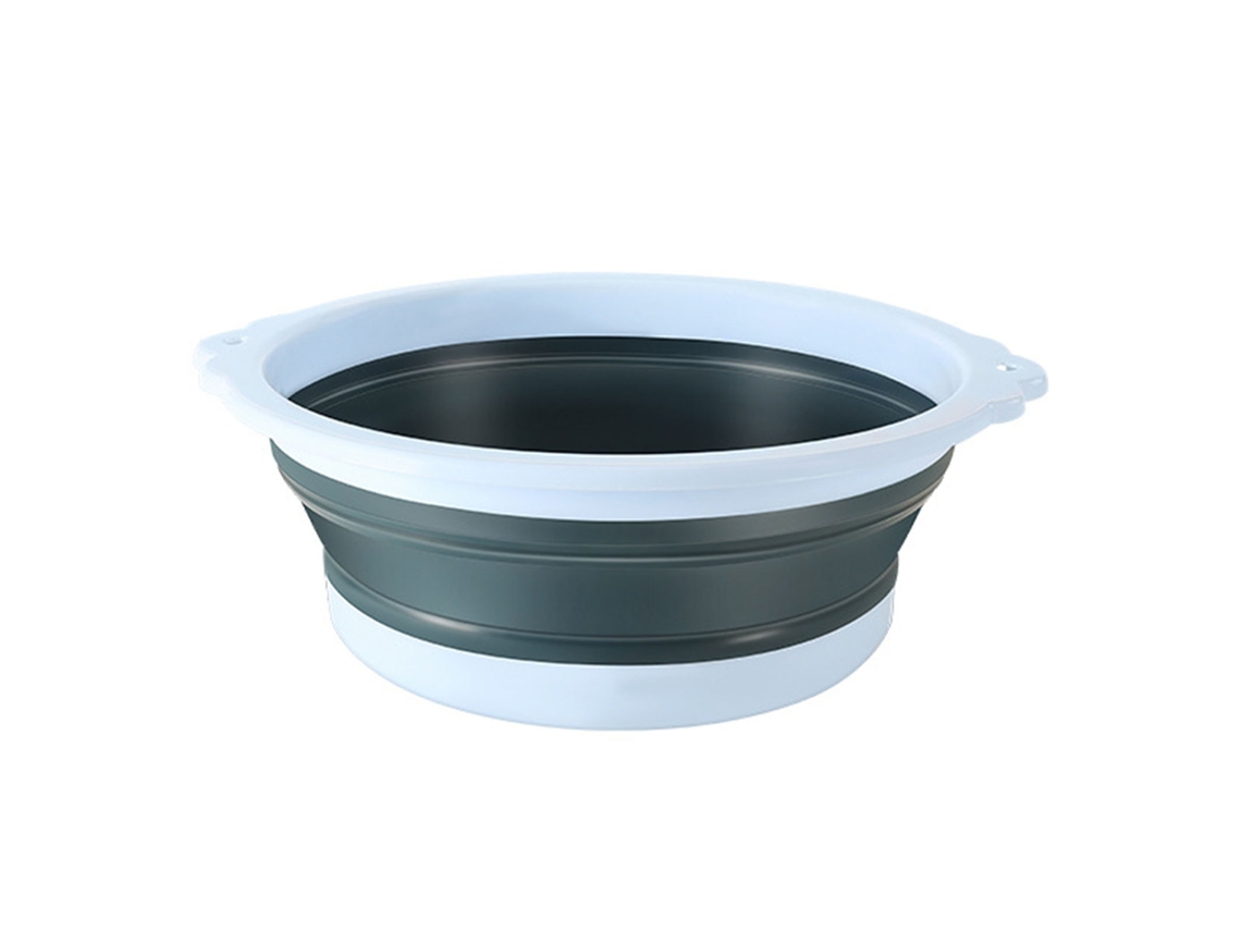 Lavabo plegable portátil de plástico grueso, ideal para viajes, dormitorios y lavandería (tamaño M, 26 x 9,5 x 3,5 cm/10,2 x 3,7 x 1,4 pulgadas)