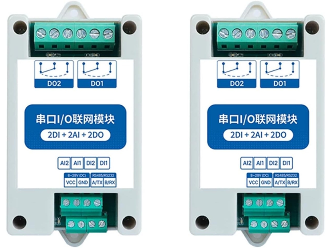 Lote 2 Ma01 Aacx2220 Red Rs485 2di+2ai+2do Modbus Rtu Interfaz Serie Salidas De Pantalla Conmutación