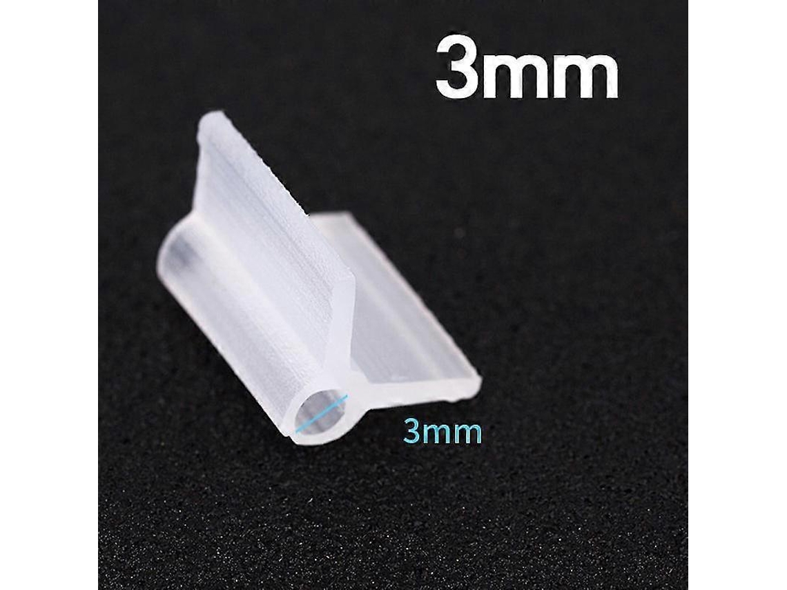 100 Pinzas De Injerto Plásticas Transparentes Para Plantas De Tomate Y Jardinería Apoyo De Vides Mini Clips De Injerto 3mm