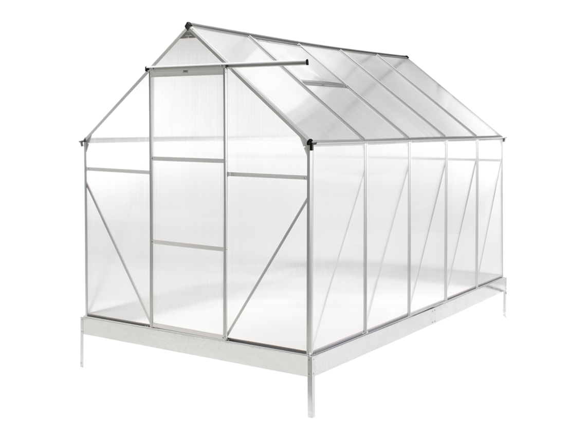 Invernadero de jardín Apulia Silver 315 cm BELIANI