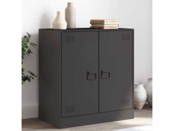 Aparador De Acero Negro 67x39x73 Cm