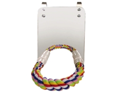 Juguete Para Aves Con Espejo Y Cuerda, Ideal Para Periquitos Y Jaulas, Para Morder Y Masticar