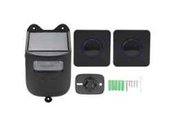 Alarma Inalámbrica Solar Para Aceras Con Sensor Infrarrojo Y Timbre Para La Seguridad Del Hogar.